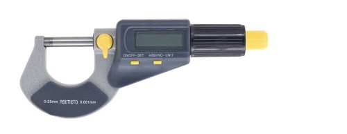 ASIMETO Digitális külső mikrométer, 25-50 mm/1-2"