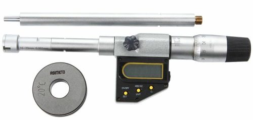 ASIMETO Digitális hárompontos belső mikrométer 75-88mm/3.0-3.5"