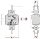 KERN HFD 6T-3M darumérleg 0-6000 kg/2 kg