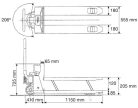 KERN Raklapmérleg 2000kg/1g